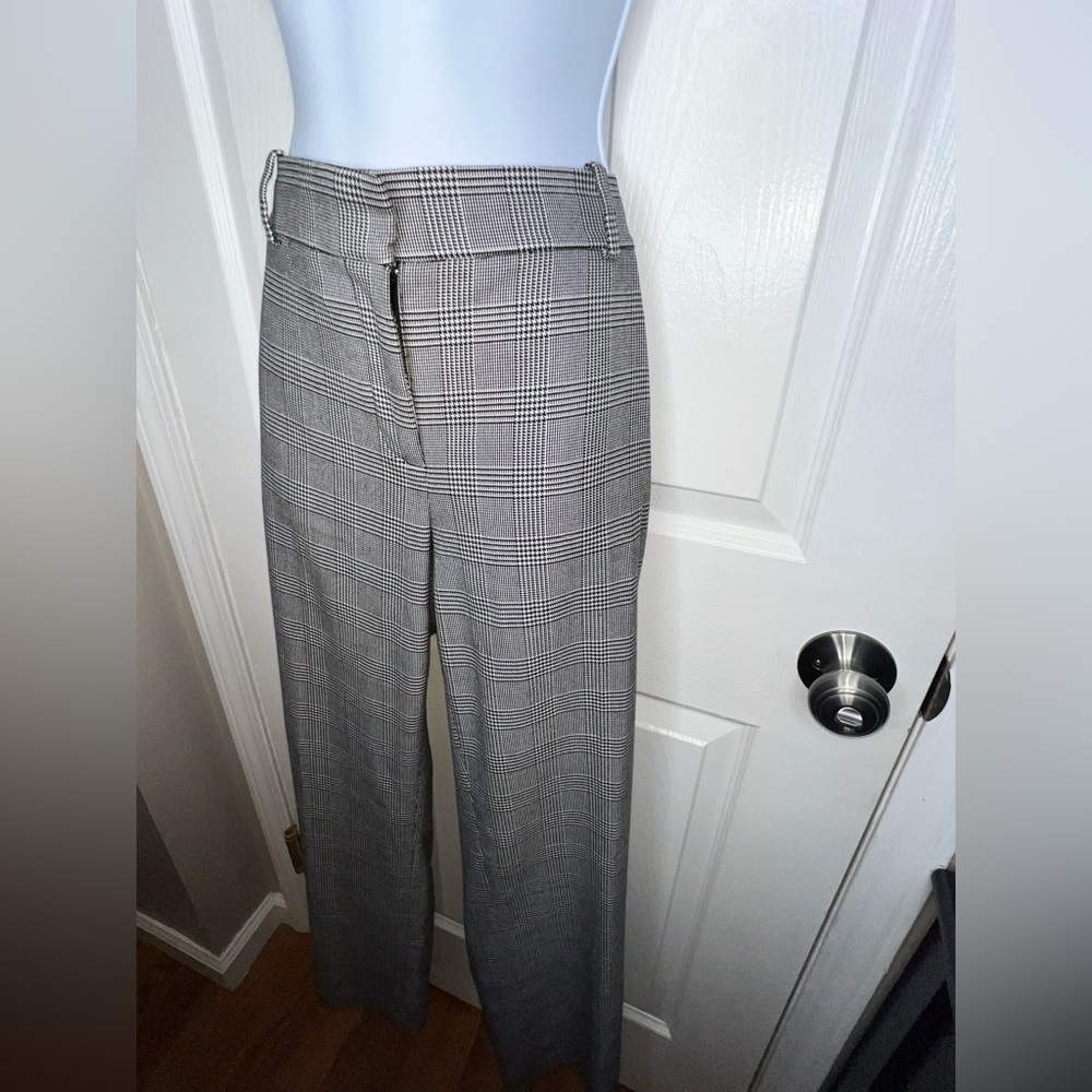 Ann Taylor Gray Plaid Trousers - Picture 8 of 12